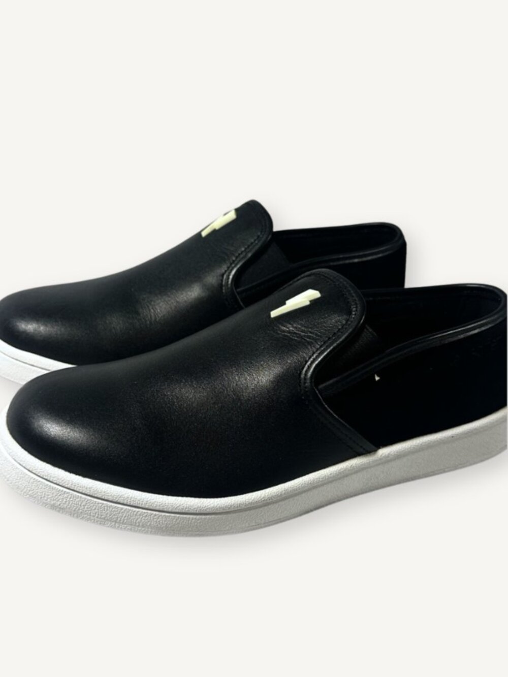 NIB | Neil Barrett Thunderbolt Leather Slip-On | 37